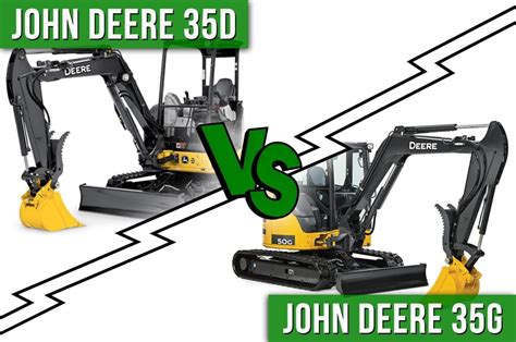 john deere vs bobcat mini excavator|bobcat vs john deere 35g.